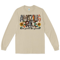 Mushroom amazing grace how sweet the sound Long Sleeve Tee - RacoonDesign