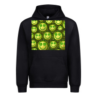 Black st. patrick's day lucky face Urban Hoodie - RanaPortraitStore