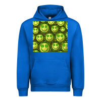 Cobalt st. patrick's day lucky face Urban Hoodie - RanaPortraitStore