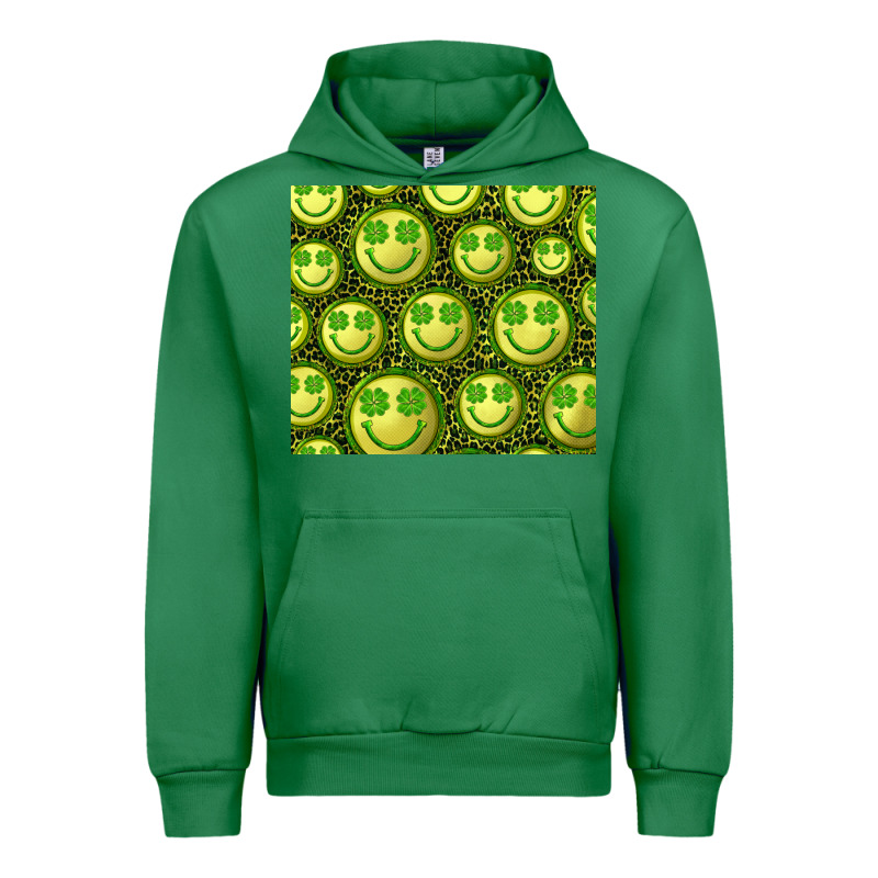 St. Patrick's Day Lucky Face Urban Hoodie by RanaPortraitStore | Teevron