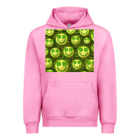 Fuchsia Pink st. patrick's day lucky face Urban Hoodie - RanaPortraitStore