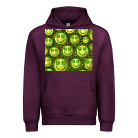 Mauve Wine st. patrick's day lucky face Urban Hoodie - RanaPortraitStore