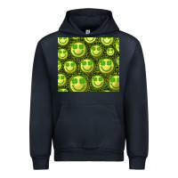 Navy st. patrick's day lucky face Urban Hoodie - RanaPortraitStore