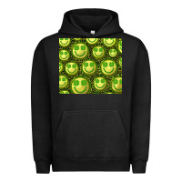 Pigment Black st. patrick's day lucky face Urban Hoodie - RanaPortraitStore