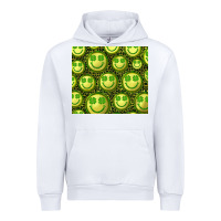 White st. patrick's day lucky face Urban Hoodie - RanaPortraitStore