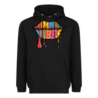 Black summer vibes lips Heavyweight Hoodie - Jasminsmagicworld