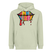 Matcha summer vibes lips Heavyweight Hoodie - Jasminsmagicworld
