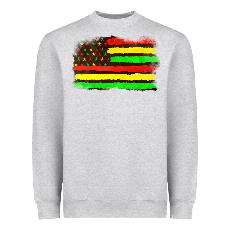 Juneteenth Flag Heavyweight Sweatshirt by texasbilliewilder | Teevron