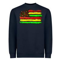 Navy juneteenth flag Heavyweight Sweatshirt - texasbilliewilder