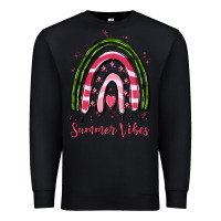Black summer vibes Premium Sweatshirt - MaliasSmallBusiness