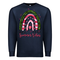 Navy summer vibes Premium Sweatshirt - MaliasSmallBusiness