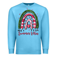 Ocean Blue summer vibes Premium Sweatshirt - MaliasSmallBusiness