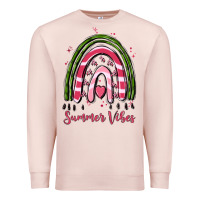 Pale Pink summer vibes Premium Sweatshirt - MaliasSmallBusiness