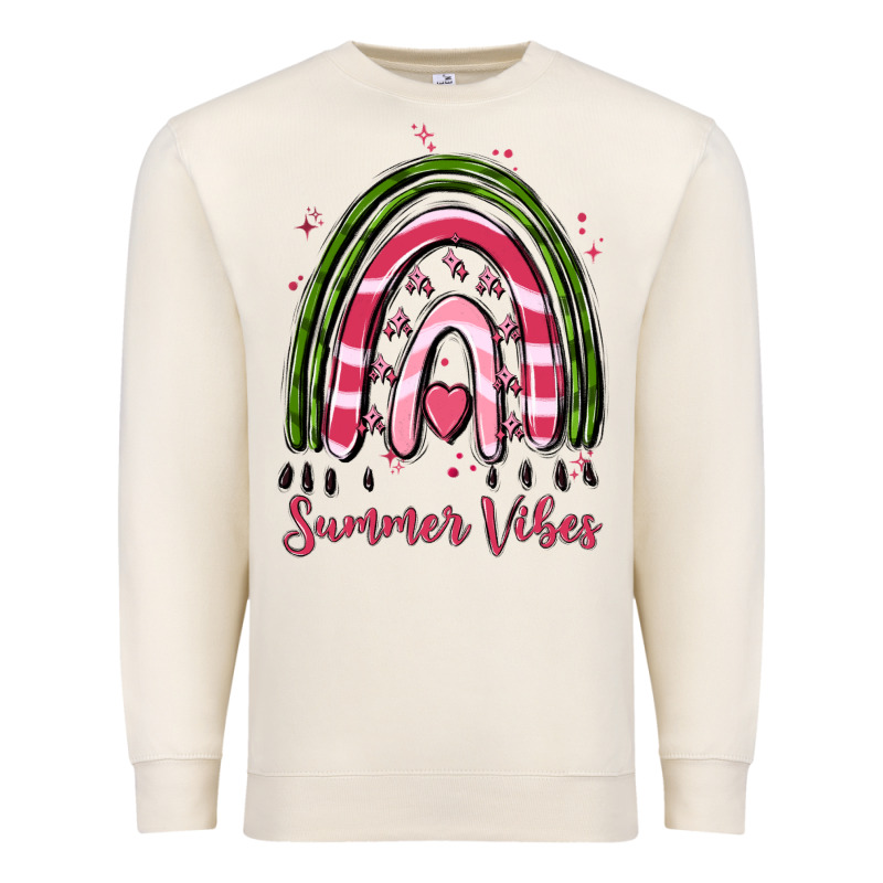 Summer Vibes Premium Sweatshirt by MaliasSmallBusiness | Teevron