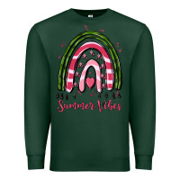Sports Green summer vibes Premium Sweatshirt - MaliasSmallBusiness