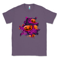 Lavender halloween pumpkin patch  3 Classic Tee - BundleAndBundleShop