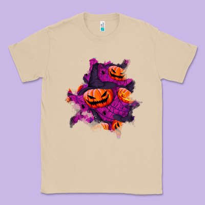Halloween Pumpkin Patch  3 Classic Tee Designed By Bundleandbundleshop