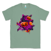 Sage halloween pumpkin patch  3 Classic Tee - BundleAndBundleShop
