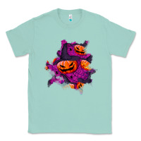Seafoam halloween pumpkin patch  3 Classic Tee - BundleAndBundleShop