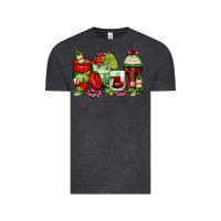 Vintage Black wine coffee cups Vintage Tee - Zillion Design Studio