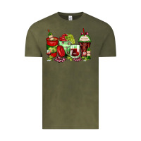 Vintage Olive wine coffee cups Vintage Tee - Zillion Design Studio