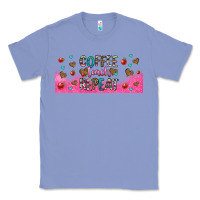Colony Blue coffee teach repeat teacher libbey glass Classic Tee - HRA Design Shop
