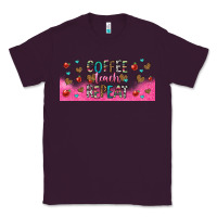 Plum coffee teach repeat teacher libbey glass Classic Tee - HRA Design Shop