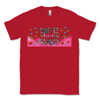 Red coffee teach repeat teacher libbey glass Classic Tee - HRA Design Shop