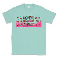 Seafoam coffee teach repeat teacher libbey glass Classic Tee - HRA Design Shop