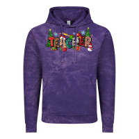 Cloud Purple Christmas teacher Vintage Hoodie - Zillion Design Studio