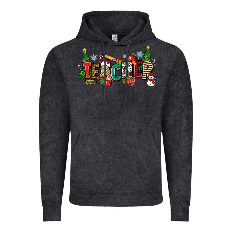 Christmas Teacher Vintage Hoodie by Zillion Design Studio | Teevron