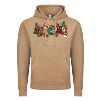Vintage Coffee Christmas teacher Vintage Hoodie - Zillion Design Studio