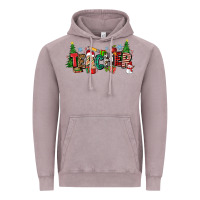 Vintage Zinc Christmas teacher Vintage Hoodie - Zillion Design Studio