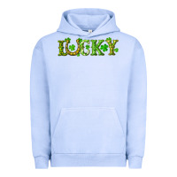 Pigment Grape Ice st. patrick's day lucky with clovers and horseshoe Urban Hoodie - RanaPortraitStore
