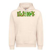Sandshell st. patrick's day lucky with clovers and horseshoe Urban Hoodie - RanaPortraitStore