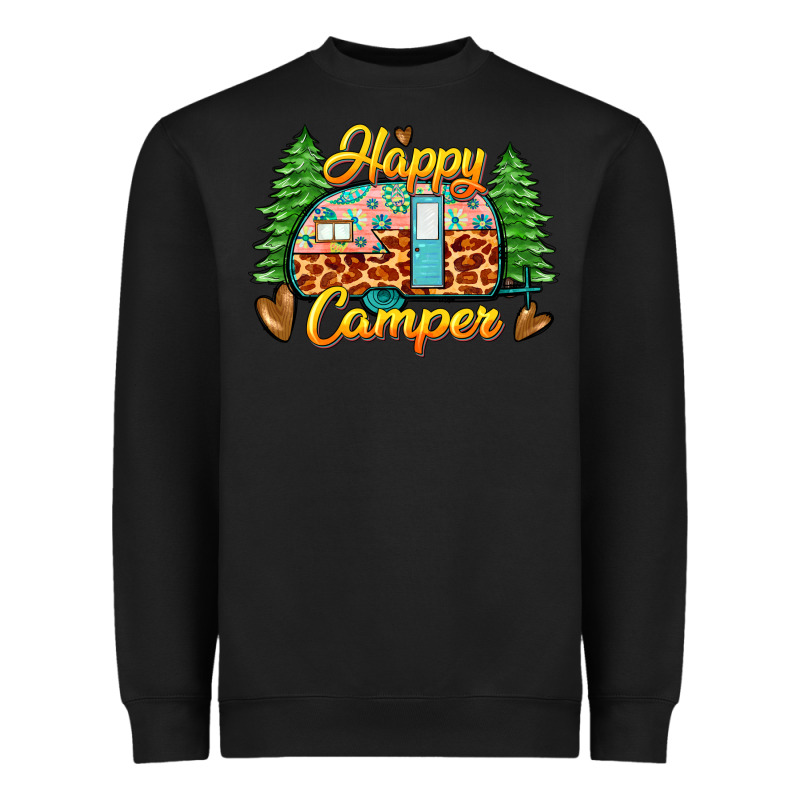 Happy Camper Heavyweight Sweatshirt by Zillion Design Studio | Teevron