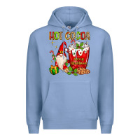 Colony Blue Christmas gnome hot cocoa Premium Hoodie - MaliasSmallBusiness