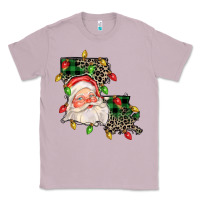 Lilac Louisiana map christmas santa Classic Tee - FaDigitalArtStudio