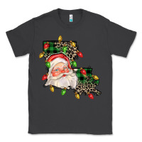Smoke Louisiana map christmas santa Classic Tee - FaDigitalArtStudio