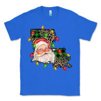 True Royal Louisiana map christmas santa Classic Tee - FaDigitalArtStudio