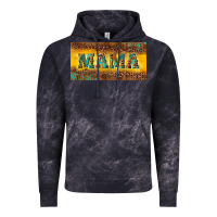 Cloud Black Mama with gemstone Vintage Hoodie - RanaPortraitStore