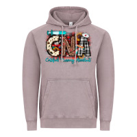 Vintage Zinc Christmas cna certified nursing assistant Vintage Hoodie - JahusDesignShop