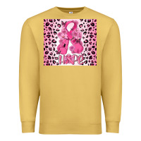 Antique Gold breast cancer with boxing gloves Premium Sweatshirt - MaliasSmallBusiness