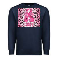 Navy breast cancer with boxing gloves Premium Sweatshirt - MaliasSmallBusiness
