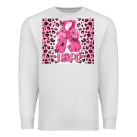 Oatmeal Heather breast cancer with boxing gloves Premium Sweatshirt - MaliasSmallBusiness