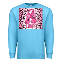 Ocean Blue breast cancer with boxing gloves Premium Sweatshirt - MaliasSmallBusiness