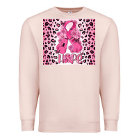 Pale Pink breast cancer with boxing gloves Premium Sweatshirt - MaliasSmallBusiness