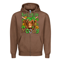 Chestnut just a little moody st patricks day Zipper Hoodie - Jasminsmagicworld