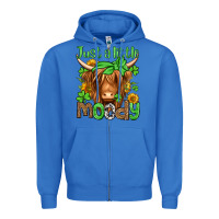 True Royal just a little moody st patricks day Zipper Hoodie - Jasminsmagicworld
