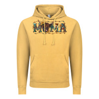 Vintage Mustard Mama with highland cow Vintage Hoodie - RanaPortraitStore